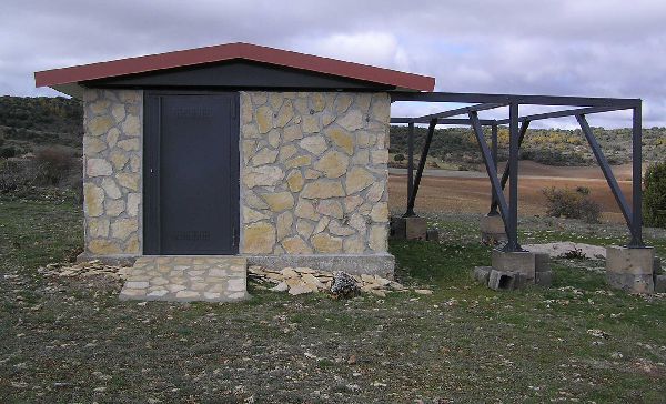 Vista de la entrada al observatorio